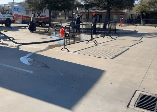 leveling commercial parking lot commercial parking lot having concrete leveling solutions by PolyTex