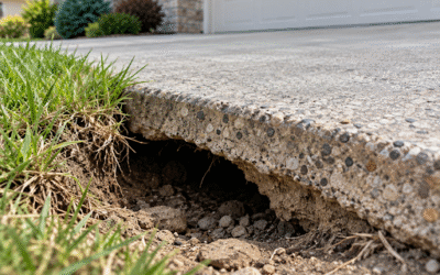 Why Is There a Gap Under My Driveway? What Houston Homeowners Need to Know About Soil Washout and Hidden Voids